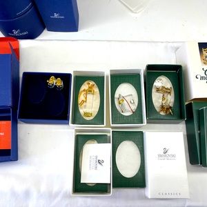 Set of Four Swarovski Crystal Figurines in original boxes